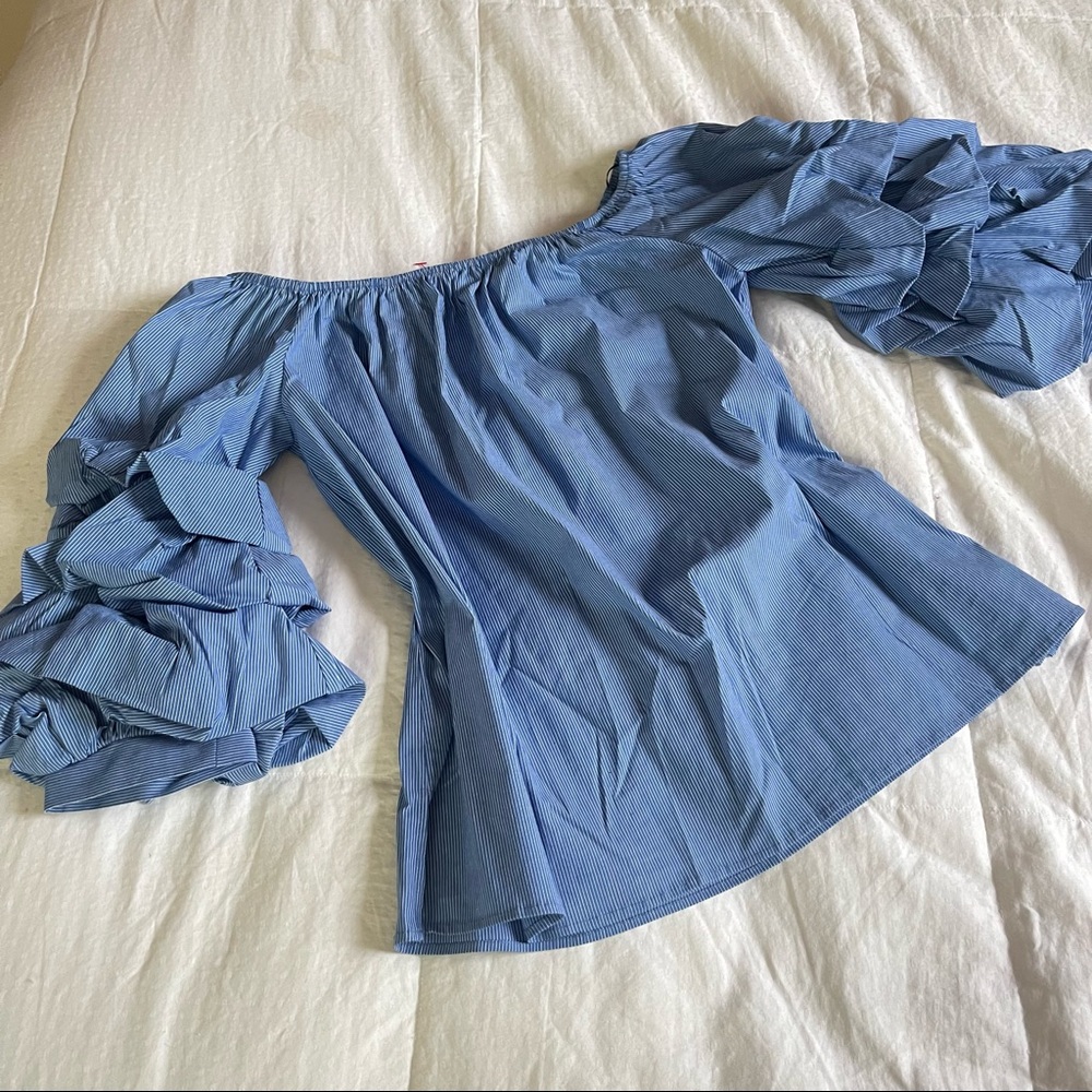 Zara NWT off the shoulder blouse